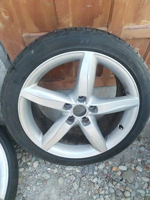 vand jante aliaj audi A4 cu tot cu anvelope de vara 245 40r18 - imagine 2