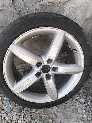 vand jante aliaj audi A4 cu tot cu anvelope de vara 245 40r18 - imagine 4