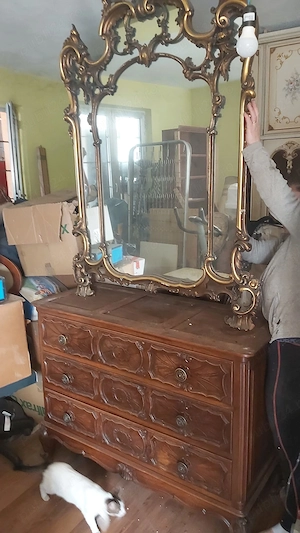 pat din lemn masiv - imagine 4