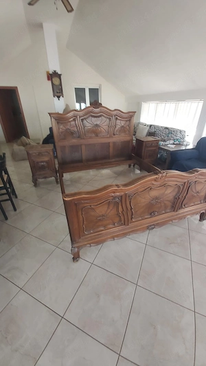 pat din lemn masiv - imagine 2