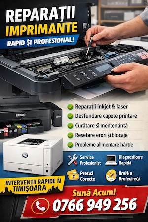Reparații Imprimante   Instalare & Configurare Print Scan