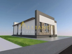 Casa individuala parter || 4 camere 2 bai || teren 469mp - imagine 2