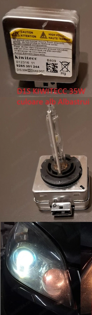 Vand droser / balast  5DV009720-00 Opel Insignia / Astra J + bec xenon D1S 35W - imagine 3