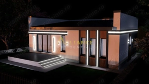 Casa individuala parter ~ 4 camere 2 bai ~ teren 309mp - imagine 7
