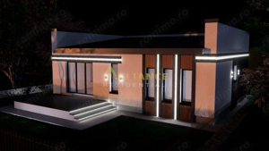 Casa individuala parter ~ 4 camere 2 bai ~ teren 309mp - imagine 5