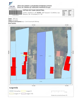 Vand teren intravilan în gaiseni jud Giurgiu 
