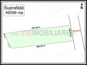Teren intravilan 49.099 mp – Tunari, zona rezidentiala, oportunitate de dezvoltare