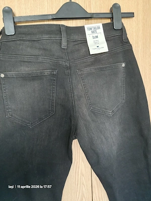 Blugi Tom Tailor Kate Slim,Negru Barbati - imagine 3