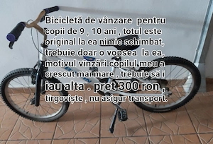 Bicicletă de de vânzare 