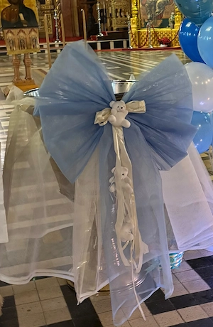 Vand decoratiune cristelnita botez