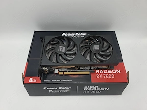 Placa Video Gaming PowerColor AMD Ryzen 7600 Fighter 8GB Stare Buna - imagine 2