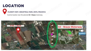 Teren 37 ha de vanzare cu PUZ aprobat - Stoenești, lângă Ploiești, acces TIR - imagine 3