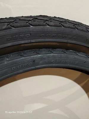 Anvelope bicicletă noi Duro Cordoba 47-622(700x47) plus camere noi  - imagine 2