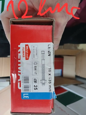 Ancore metalice M10 x 135 mm   set 25 buc   zincate