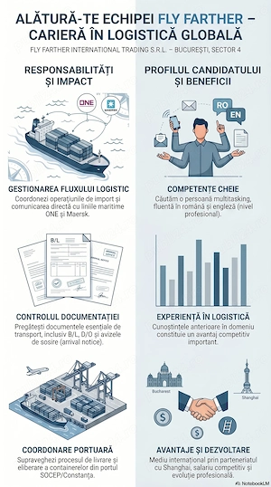 Anunț de angajare: Freight Forwarder   Import Operations