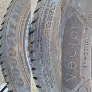 Set Patru Cauciucuri Anvelope Goodyear Vector 225 45 R17 Dot.4324 Profil 8mm  ClasaA Consum Aderență - imagine 2