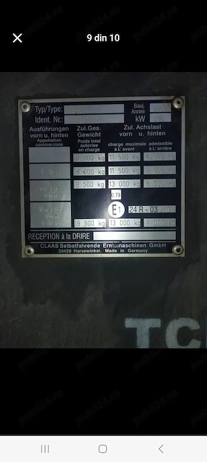 Combina Class Lexion 570 - imagine 3