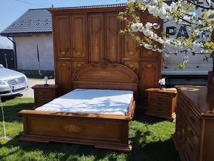 Dormitor complet din lemn masiv  - imagine 2