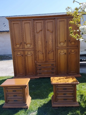 Dormitor complet din lemn masiv  - imagine 4