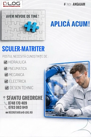 Angajam sculer-matriter in Sfantu Gheorghe