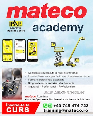 Curs IPAF ( MEWP Operator training )