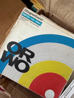 Banda Magnetofon ORWO TYP 123 LH540M