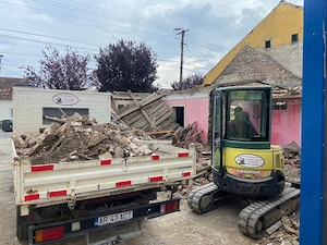 miniexcavator buldo servicii demolari,decopartari ,taiere beton fier
