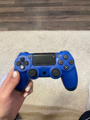 Joystick controller PS4 PC laptop telefon albastru nou