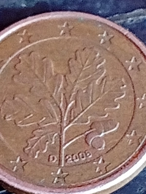 monedă 1 eurocent vechi si rară anul 2008 Germania pret 4000 lei  - imagine 3