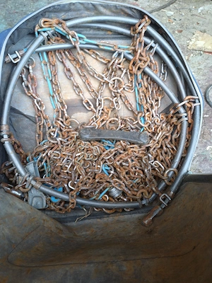 Lanțuri de zăpadă verigă profesionale 16 mm  - imagine 2