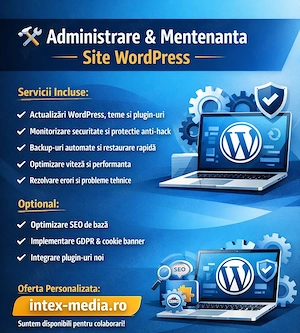 Administrare & Mentenanta Site WordPress
