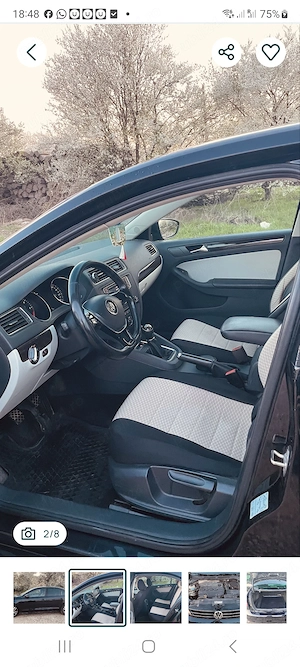 VW Jetta Bluemotion Facelift 2.0 litri diesel, 110 CP, an 2016, euro 6 - imagine 4