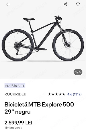 Bicicleta rockrider MTB
