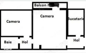 Etaj 2. Bloc izloat. Renovat! - imagine 7