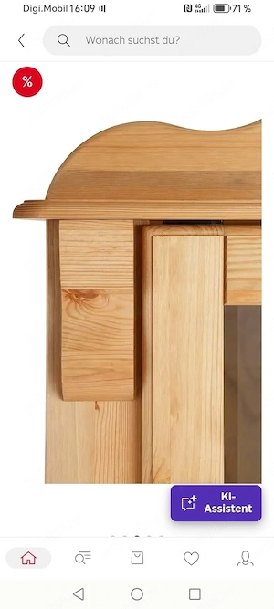  Vitrina din lemn de vânzare  - imagine 4