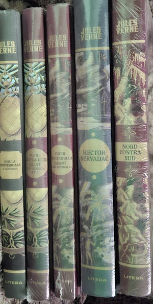 Pachet 5 carti Jules Verne