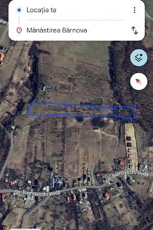 Teren Barnova langa manastire