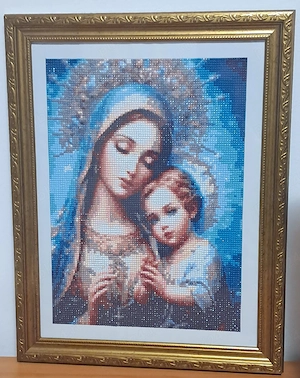 Icoană cu diamante 5D (handmade)