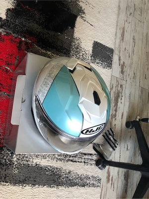 Casca moto HJC i71 Sera turcoaz, XS - imagine 2
