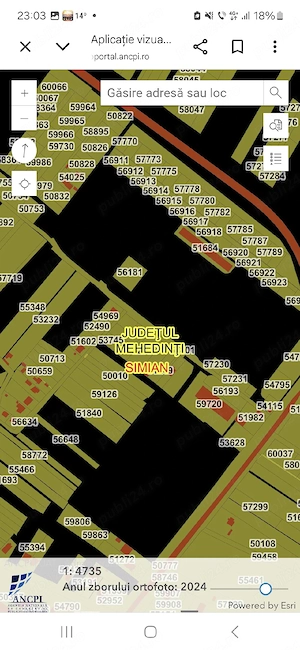 Teren 550 m simian -puielnita 15500  euro - imagine 4