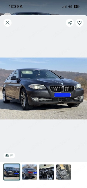 BMW F10 520d cutie automată