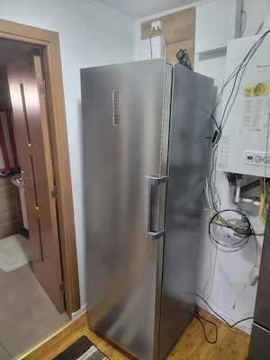 Nou! Congelator Tesla 273 l, Digital Invertor, No Frost, Functie frigider, Display, H 185 cm, Inox