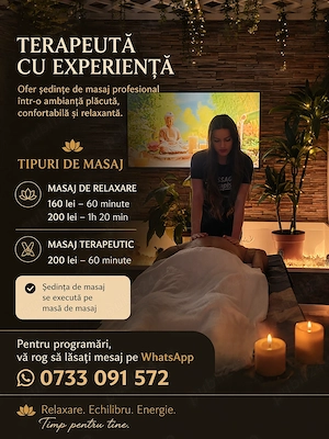 Masaj de relaxare   terapeutic  anticelulitic profesional