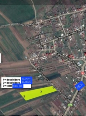 Teren intravilan 3400mp.La 30km de București.Localitatea Valea Plopilor.Proprietar direct