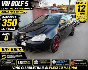  Golf 5 2.0 TDI 140CP | 2005 | Euro 4 | Climatronic | Încălzire Scaune 