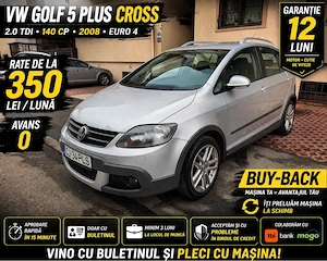 Volkswagen Golf 5 Plus CROSS 2.0 TDI 140 CP | 2008 | Climatronic 2 zone | Garanție 12 luni