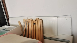 Vand pat HEMNES Divan cu 3 sertare 2 saltele, alb  gotnes fermă, 80x200 cm