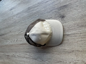 Șapcă ICON bej cu maro, mărime universală