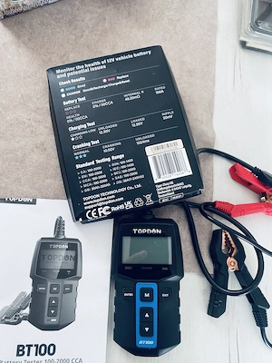 Tester baterie auto .Topdon Bt100. - imagine 2