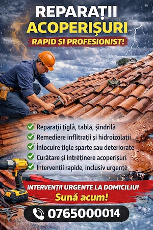 Urgențe Reparații Acoperiș 